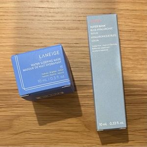 LANEIGE Sleeping Mask and Water Bank Blue Hyaluronic Serum